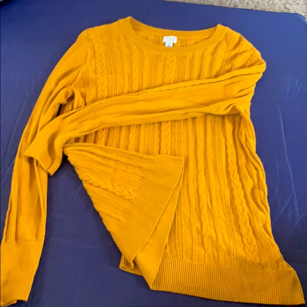 yellow sweater~ a new day